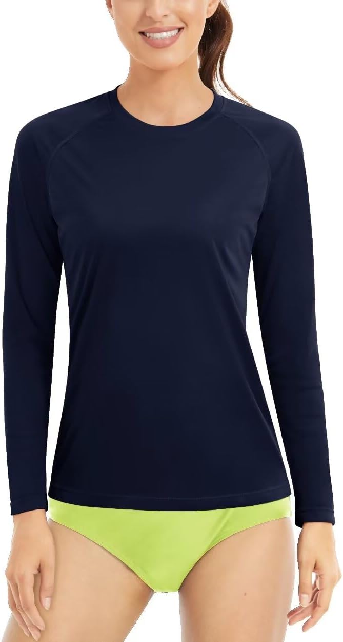 Boladeci Women's Sun Shirts UPF 50+ UV Protection Rash Guard Long Sleeve Quick D...