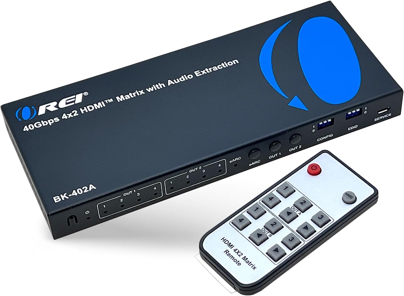 OREI 8K eARC HDMI Matrix Switch, Special UltraHD Switcher for Audio Extraction,...
