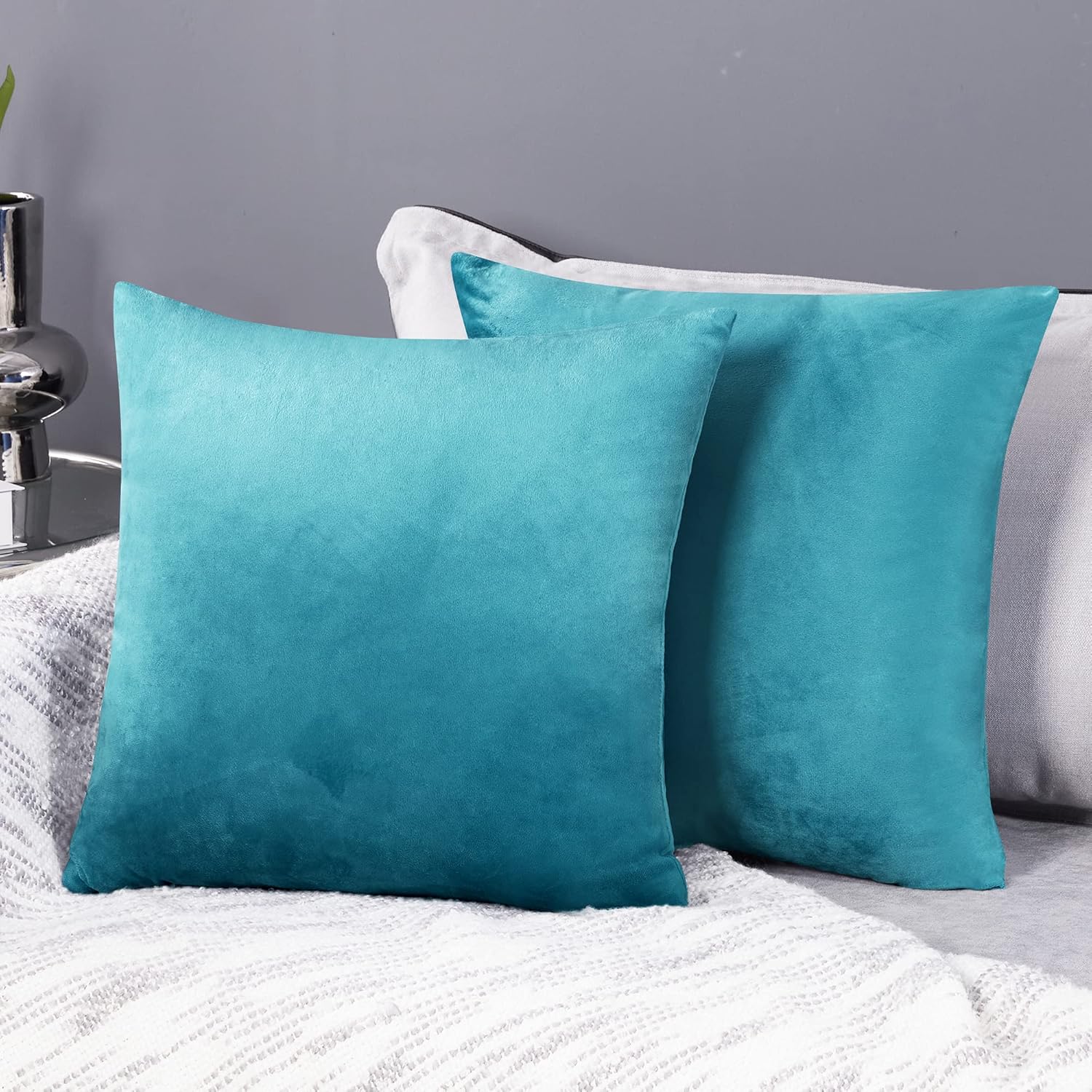Deconovo Cushion Covers, Special Set of 2 Home Decorative Cushion Covers, Innova...