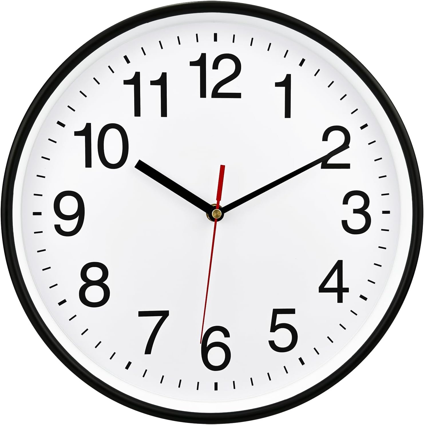Plumeet Extra Large Wall Clock, Special Wall Clock for Non Ticking Silent Quartz...