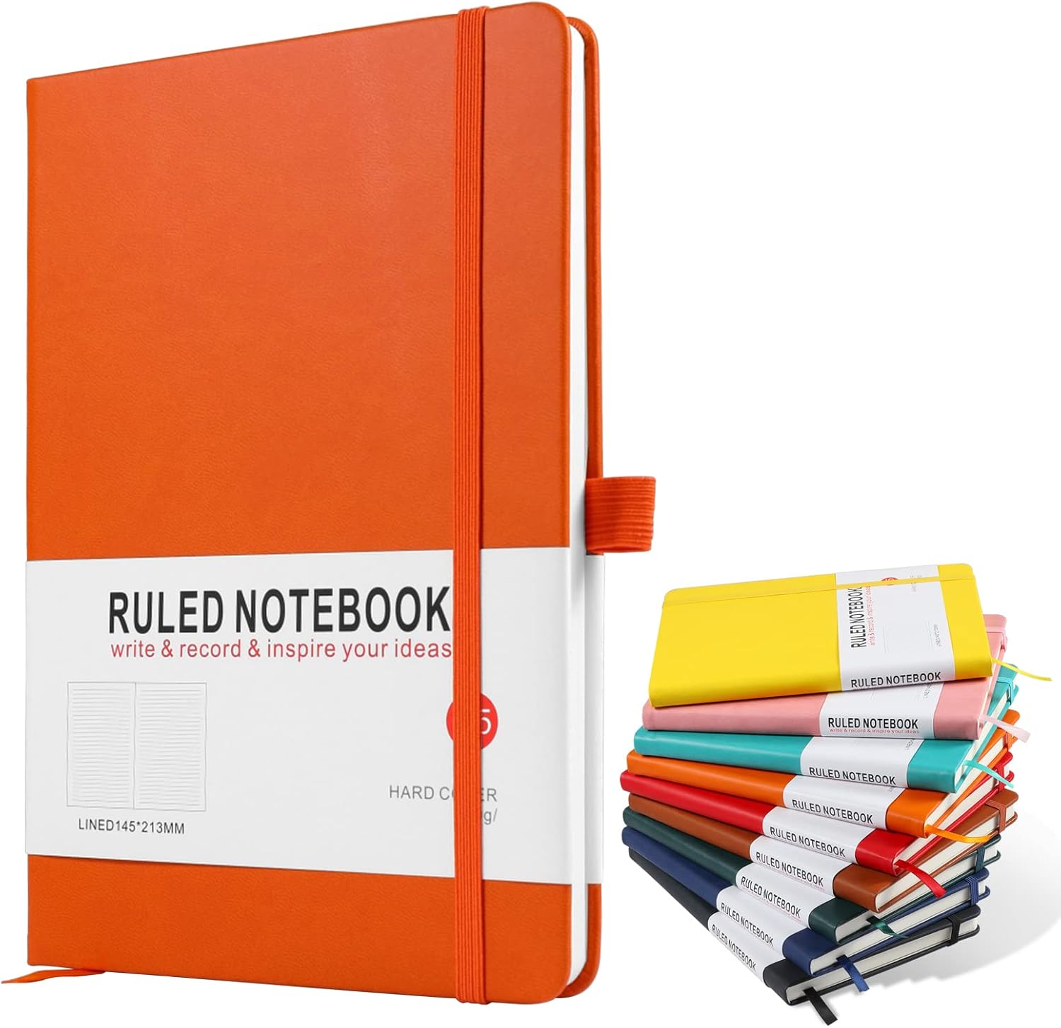 A5 Notebook, Special Journal Note Pad with 200 Pages of 80 GSM High-Quality Pape...