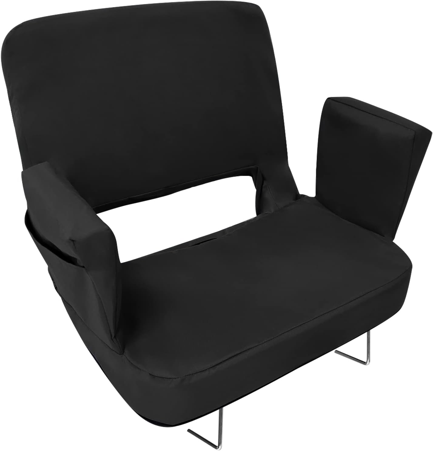 TOPSKY Stadium Seat with Back Support, Extra Wide 21.2”Width (Seat 19.5”), 3 Rec...