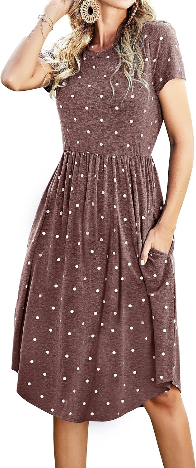 Simier Fariry 2024 Womens Summer Dress, Special Pocket Teacher Work Dress, Innov...