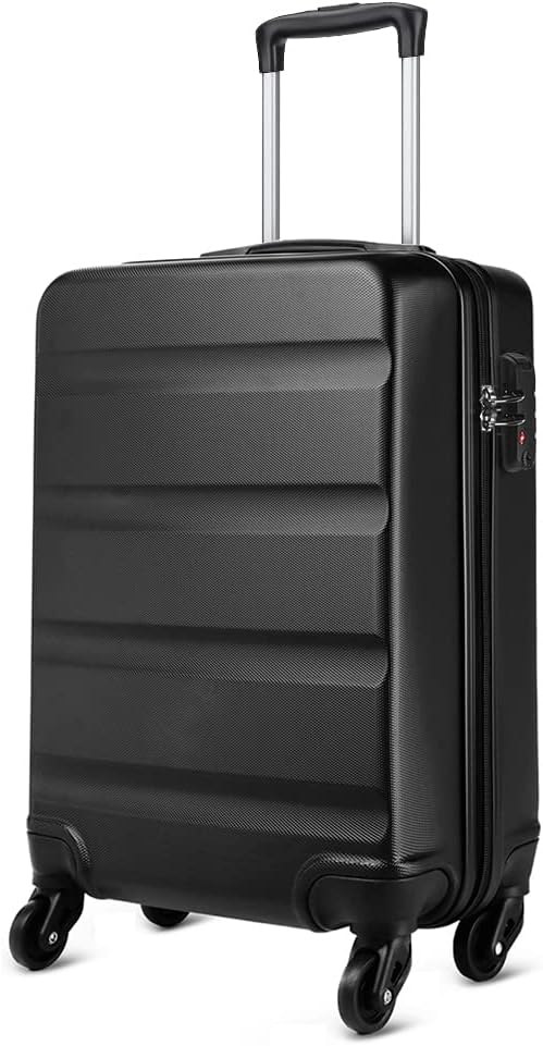 Kono Hard Shell Suitcase Travel Trolley Case Lightweight Hand Luggage with 4 Spi...