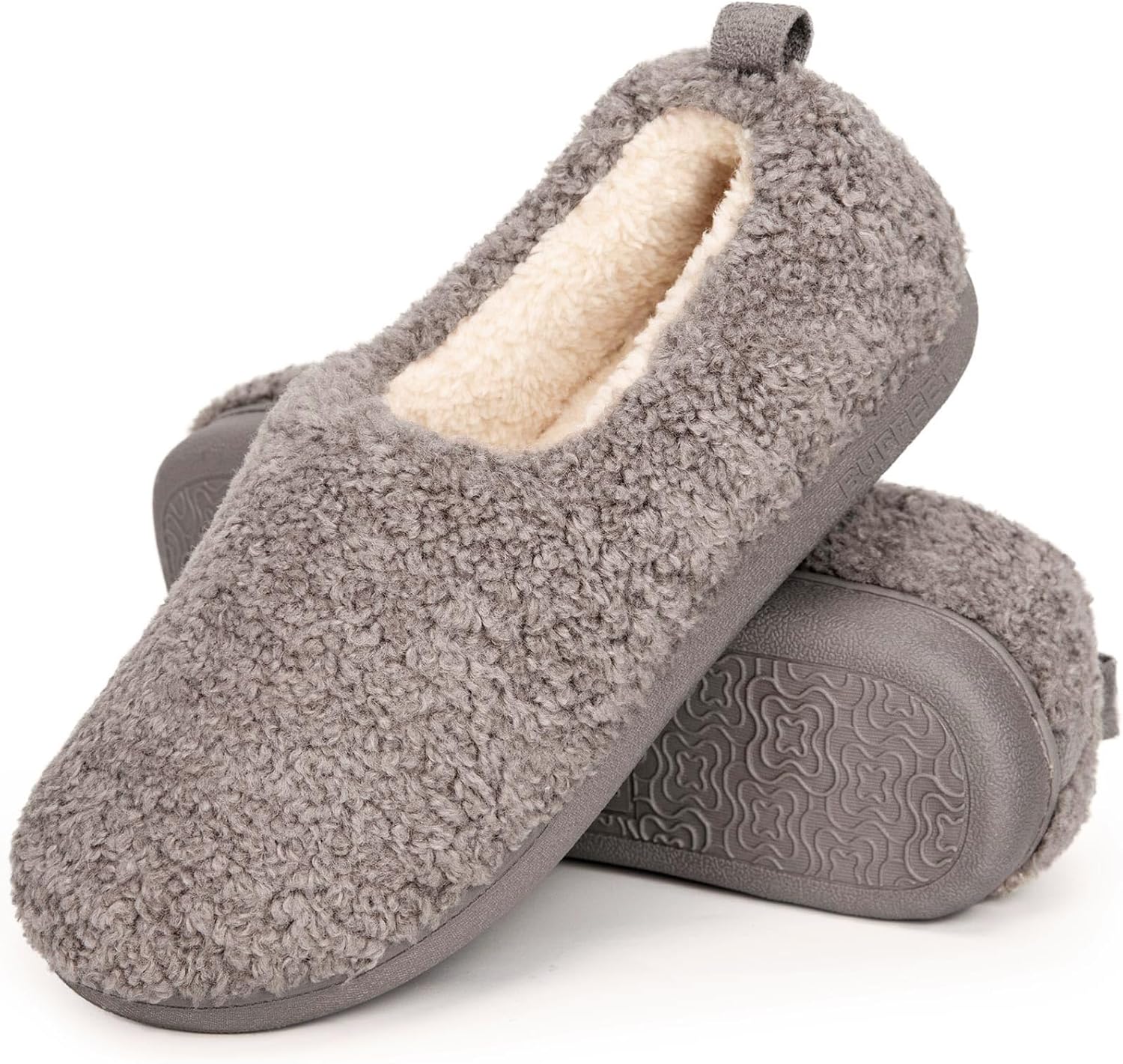 Buffeet Women's Warm Memory Foam Slippers, Special House Slippers with Fuzzy Fau...