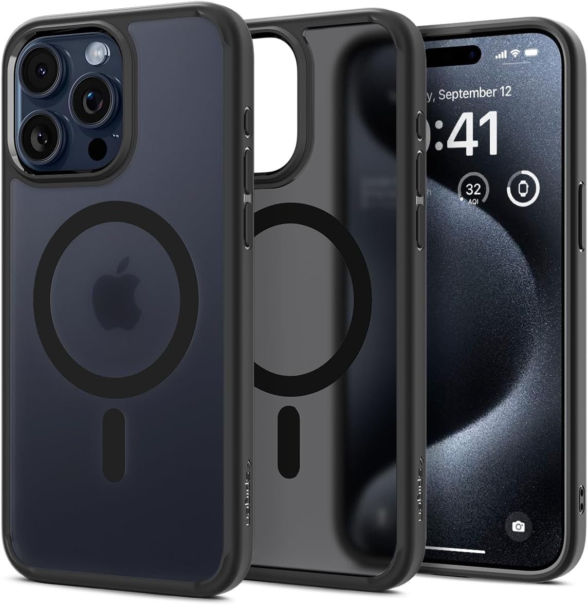 Spigen Ultra Hybrid MagFit Case for iPhone 15 Pro,...