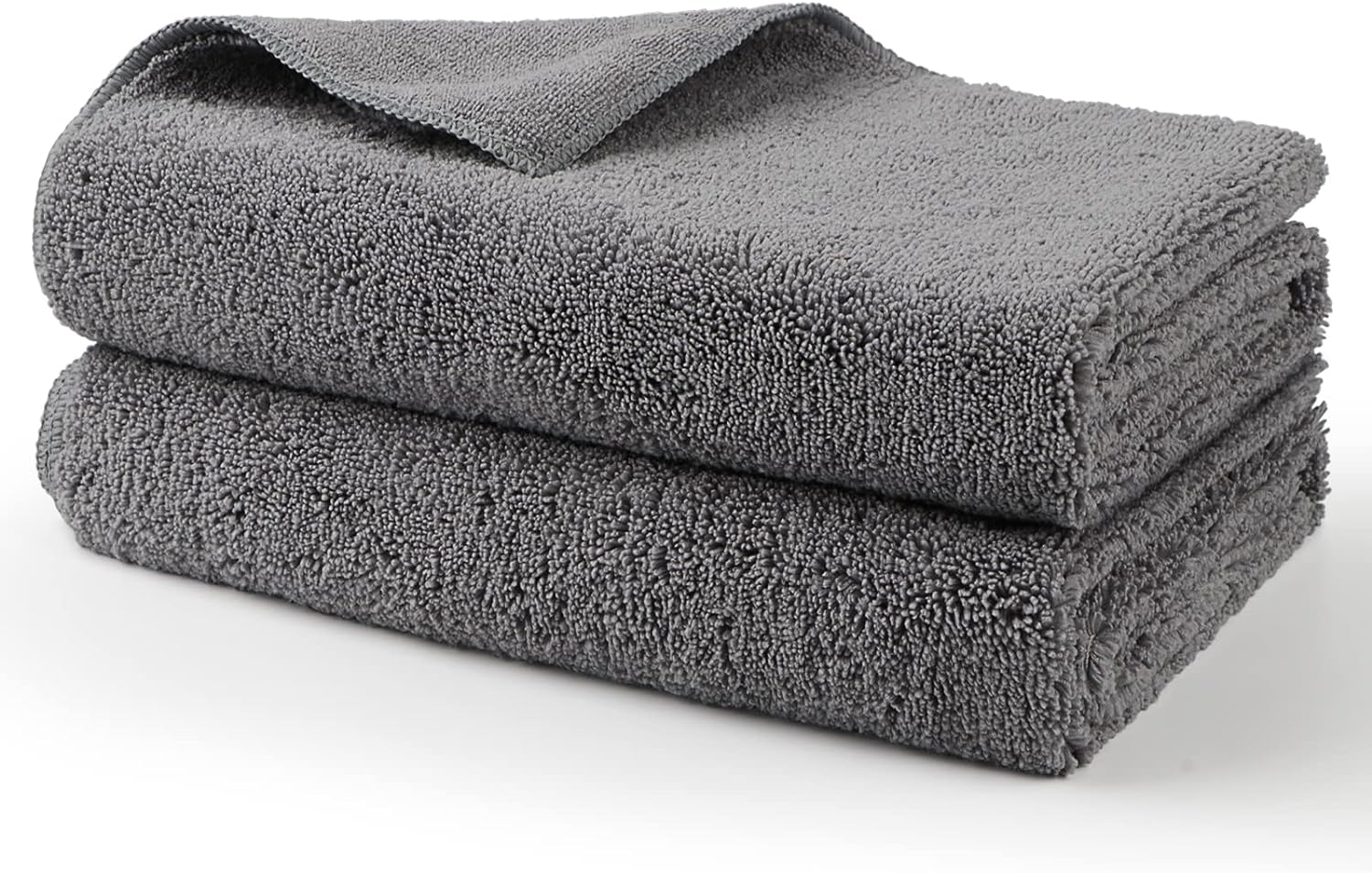 HOMEXCEL Professional Large Microfibre Car Drying Towels 2 Pack, Lint Free, Scra...