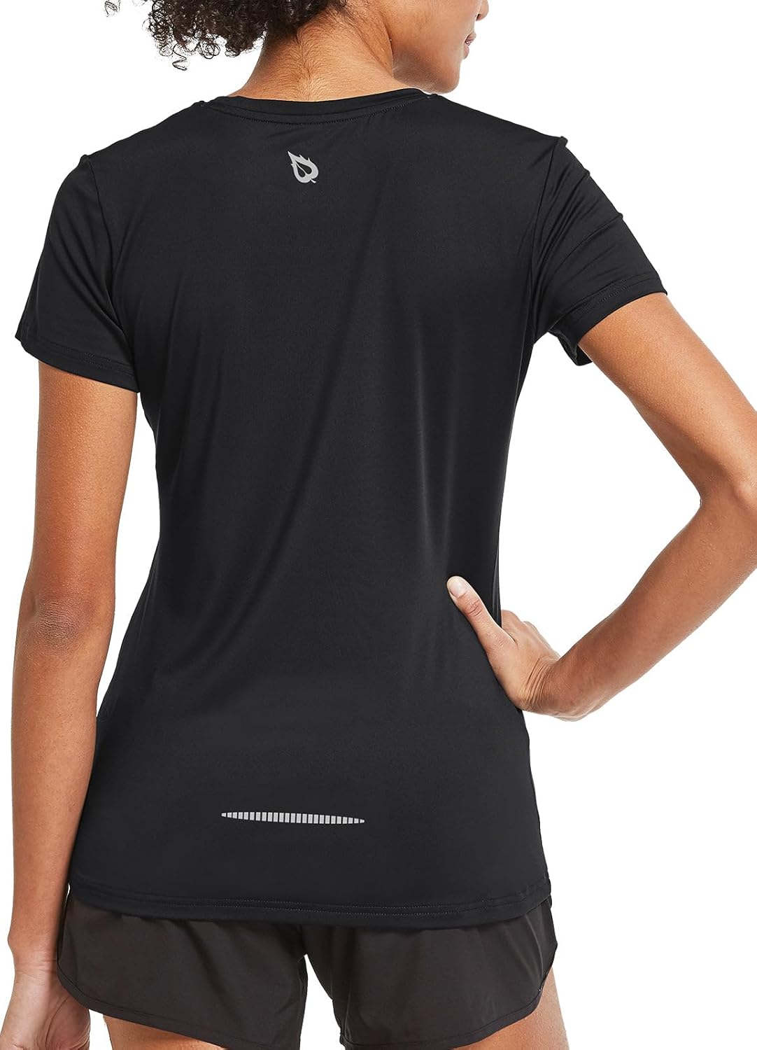 BALEAF Women's Running Workout Shirt, Special Athletic Top with Short Sleeve, In...