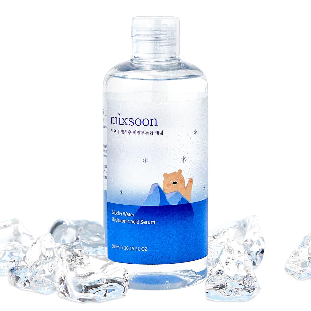 mixsoon Glacier Water Hyaluronic Acid Serum - Non-greasy Hydration Booster, Firm...