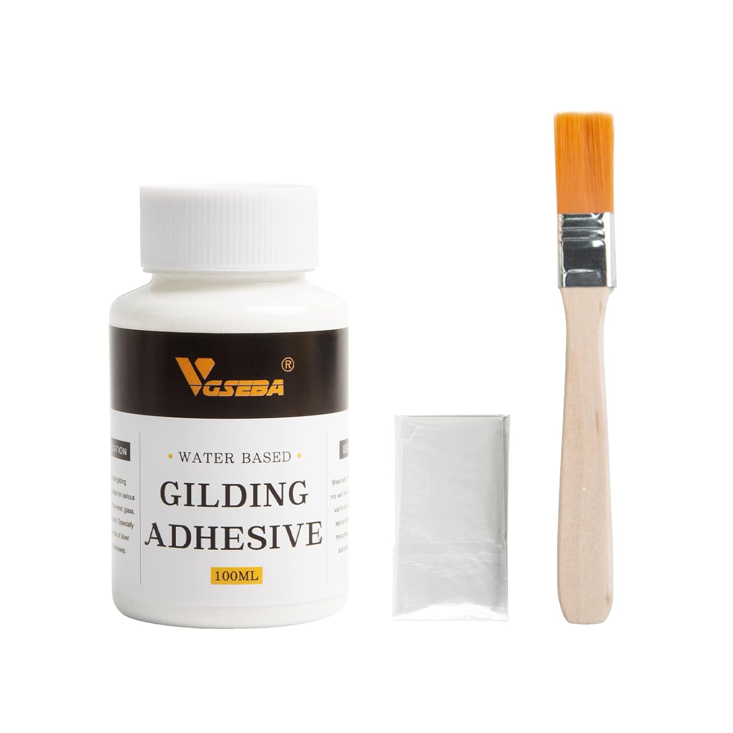 VGSEBA Gilding Adhesive, Special Epoxy Resin Water Based Gold Leaf Glue for Craf...