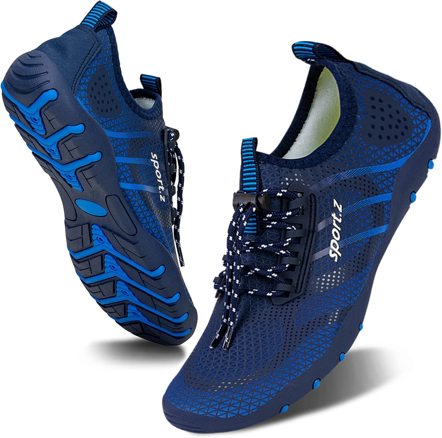 WateLves Water Shoes Mens Womens Barefoot Beach Swim Shoes Quick-Dry Aqua Socks...