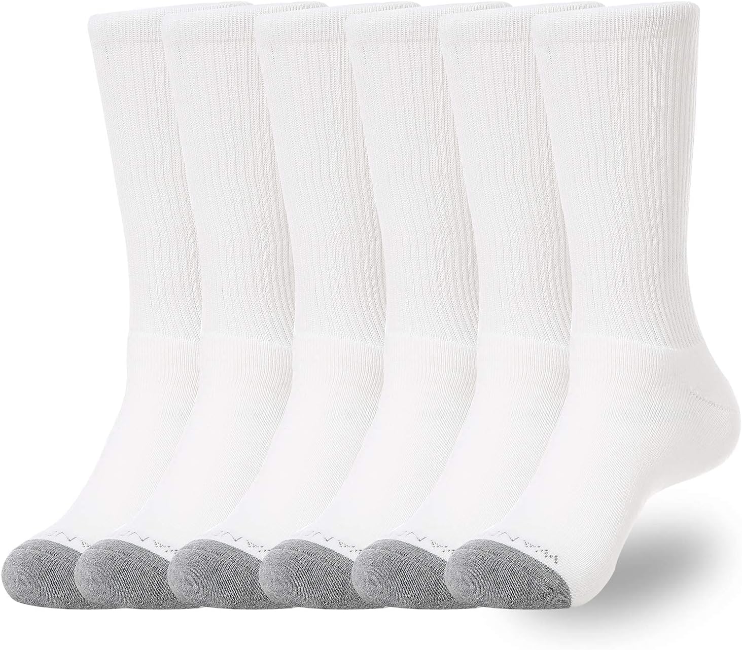 WANDER Men's Cushion Crew Socks 3-6 Pairs Athletic Running 6-8/8-13/12-15 Socks...