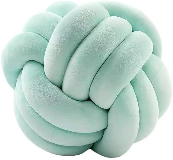 Petrella Knot Pillow Ball Round Throw Pillows Home Decor Cushion Decorative Aest...