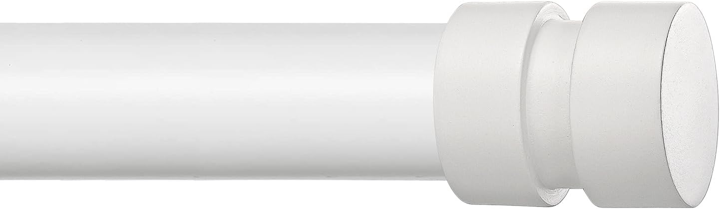 Briofox Curtain Rods, Special White Curtain Rods for Windows 48 to 84 Inch, Inno...