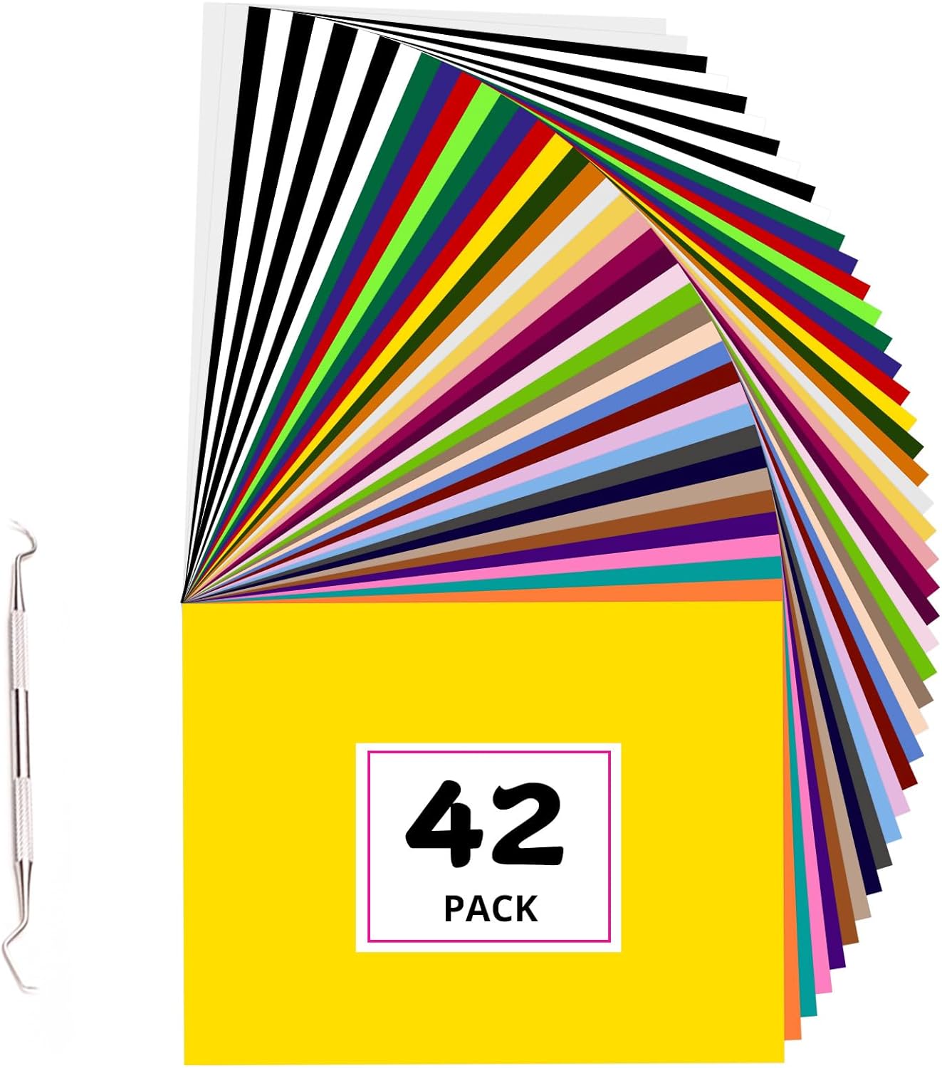 HTVRONT Heat Transfer Vinyl, Special Iron on Vinyl for Cricut, Innovative HTV Vi...
