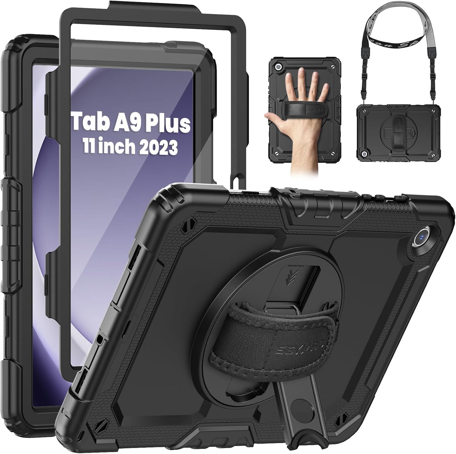 SEYMAC Case for Samsung Galaxy Tab A9+/ A9 Plus Case 11" 2023 (SM-X210/X216/X218...