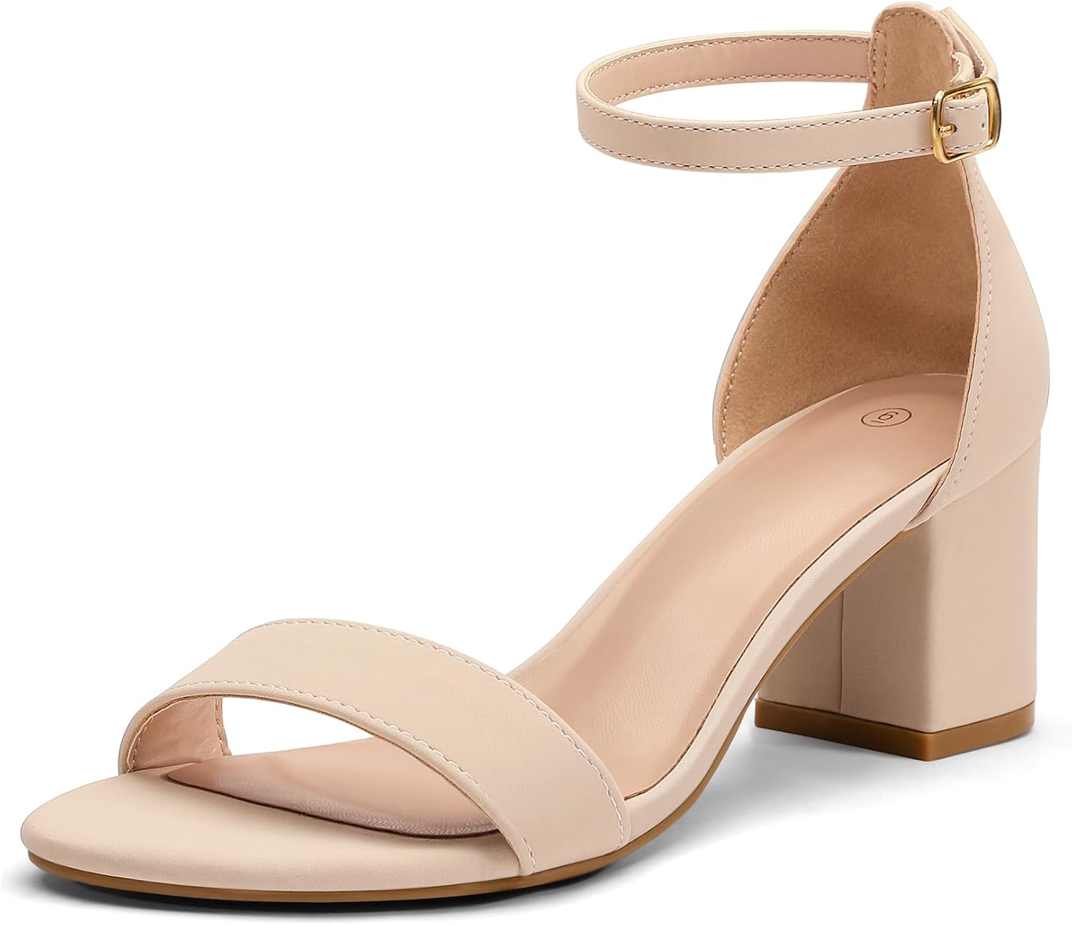 mysoft Women's Chunky Low Heels, Special Open Toe Block Heeled Dress Sandals, In...