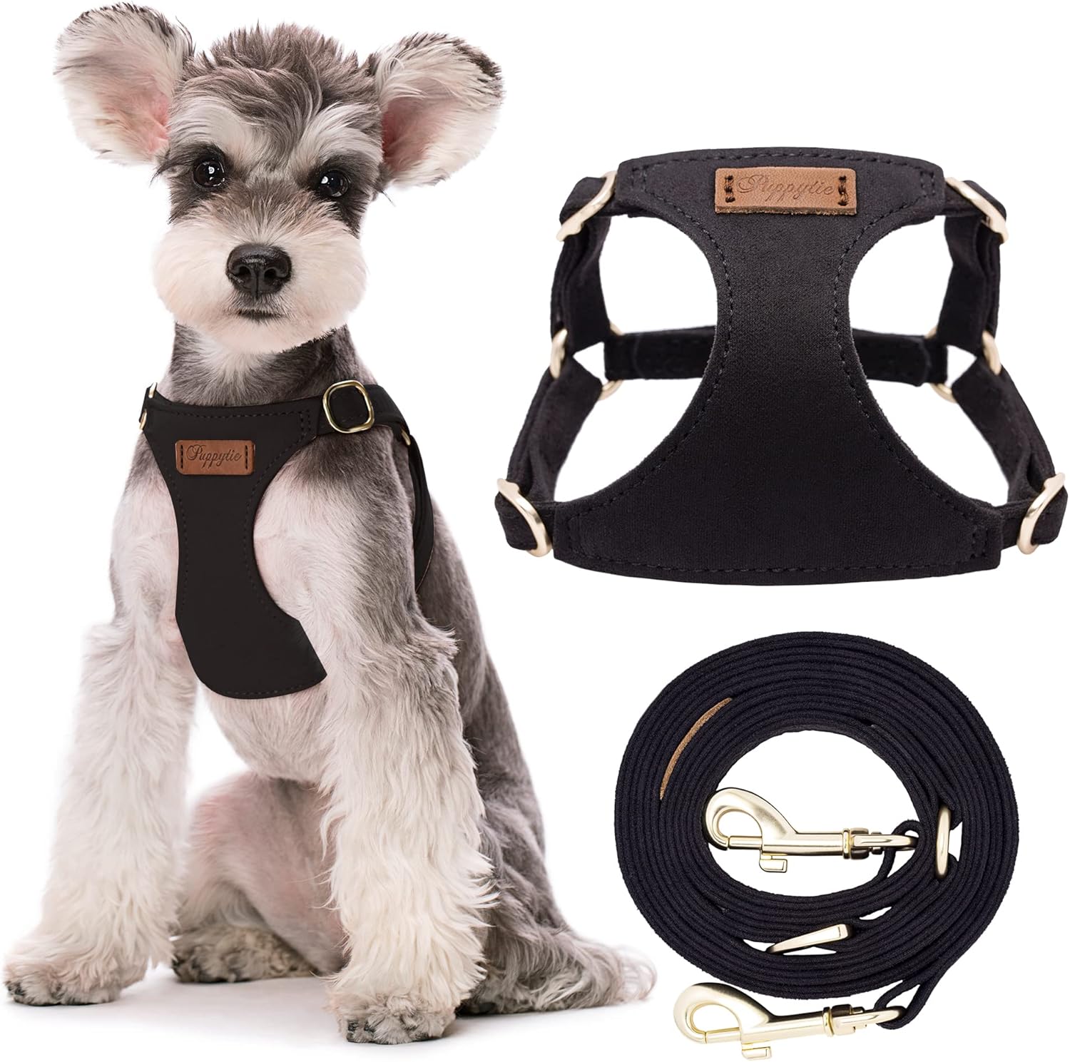 Puppytie No Pull Small Dog Harness with Multifunction Dog Leash,Lightweight Soft...