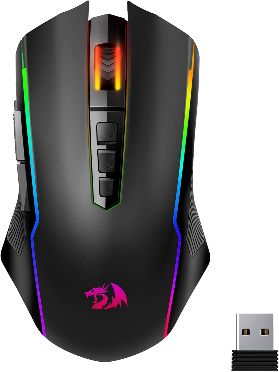 Redragon Wireless Gaming Mouse, Tri-Mode 2.4G/USB-C/Bluetooth Mouse Gaming, 1000...