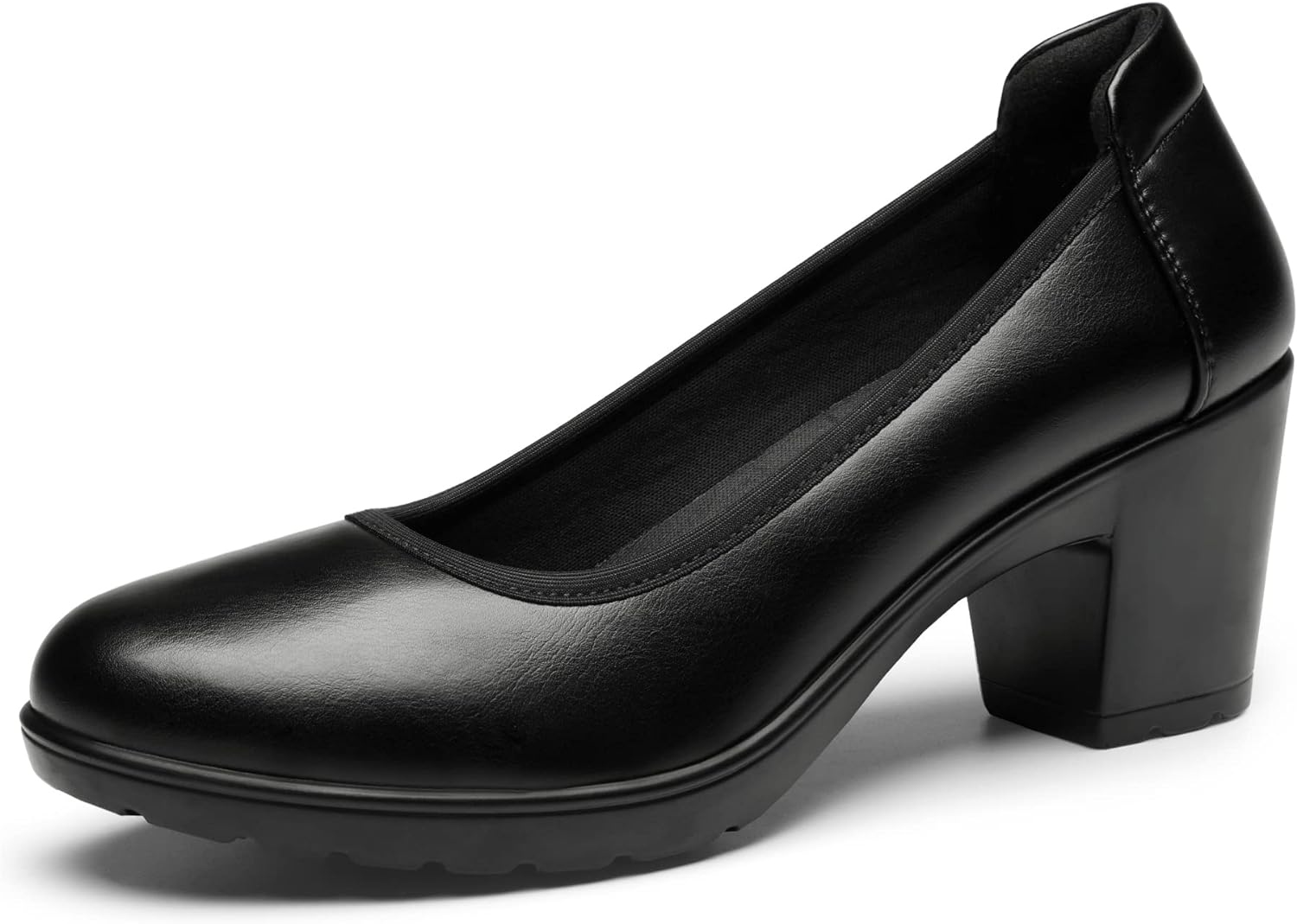 DREAM PAIRS Women's Heels, Special Chunky Closed Toe Low Block Heels, Comfortabl...