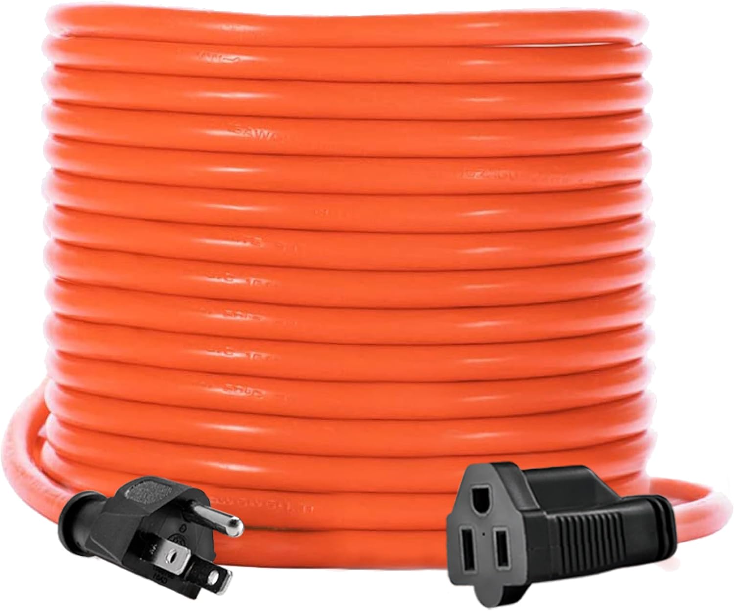 KMC 75ft Outdoor Extension Cord, 75-Foot 16/3 Weatherproof Indoor/Outdoor Extens...