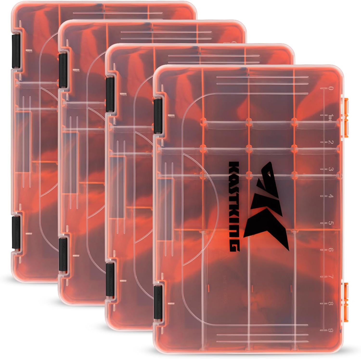 KastKing Bait Vault Camouflage Tackle Box, Plastic Tackle Trays, Fishing Tackle...