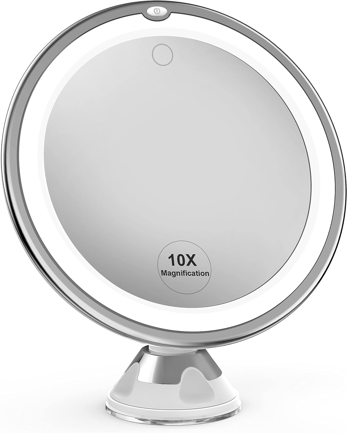 Venigo Upgraded 10x Makeup Mirror with Touch Control, Powerful Locking Suction C...