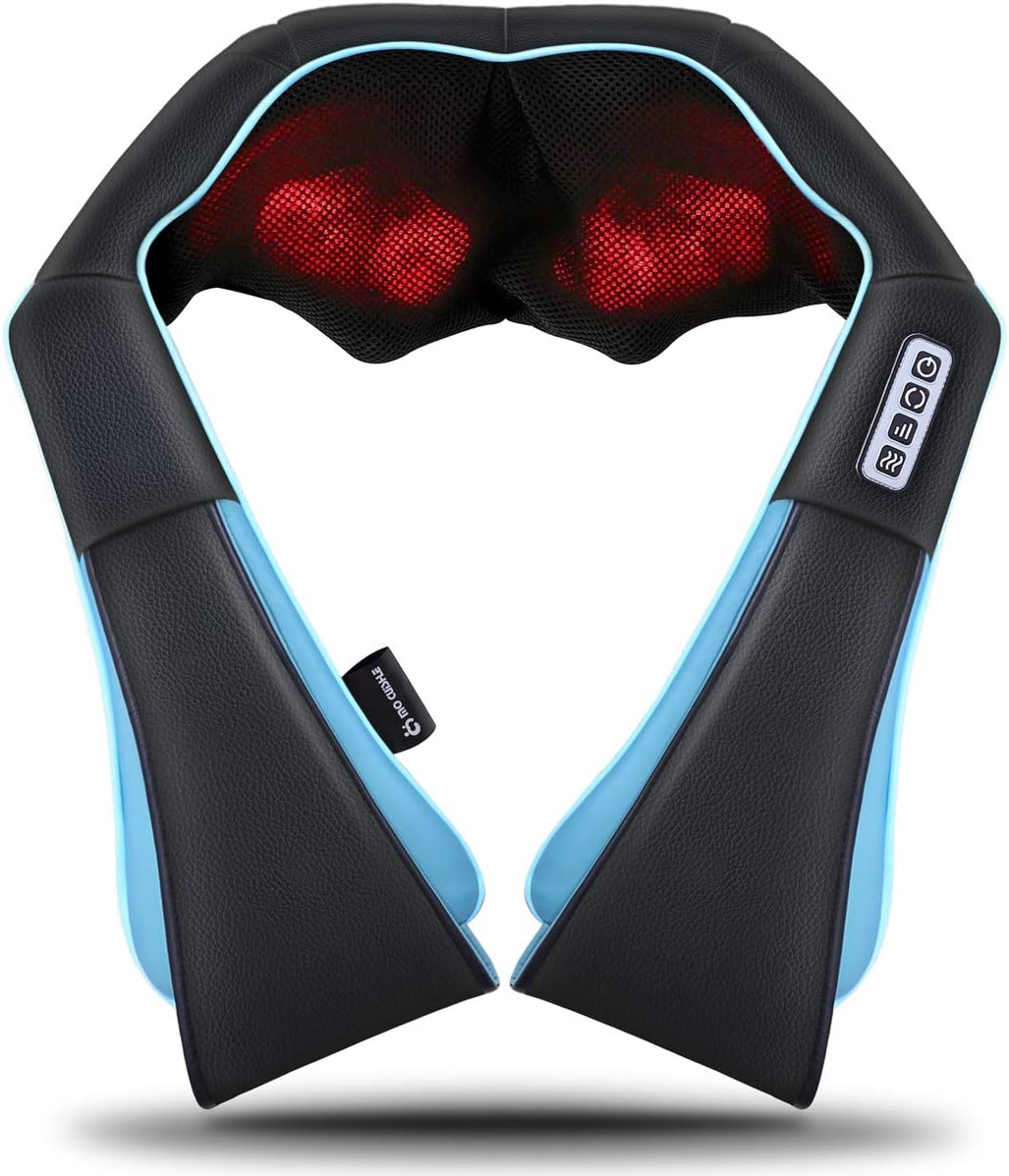 Mo Cuishle Neck Massager with Heat, Shiatsu Back Shoulder Massager, Gifts for Wo...