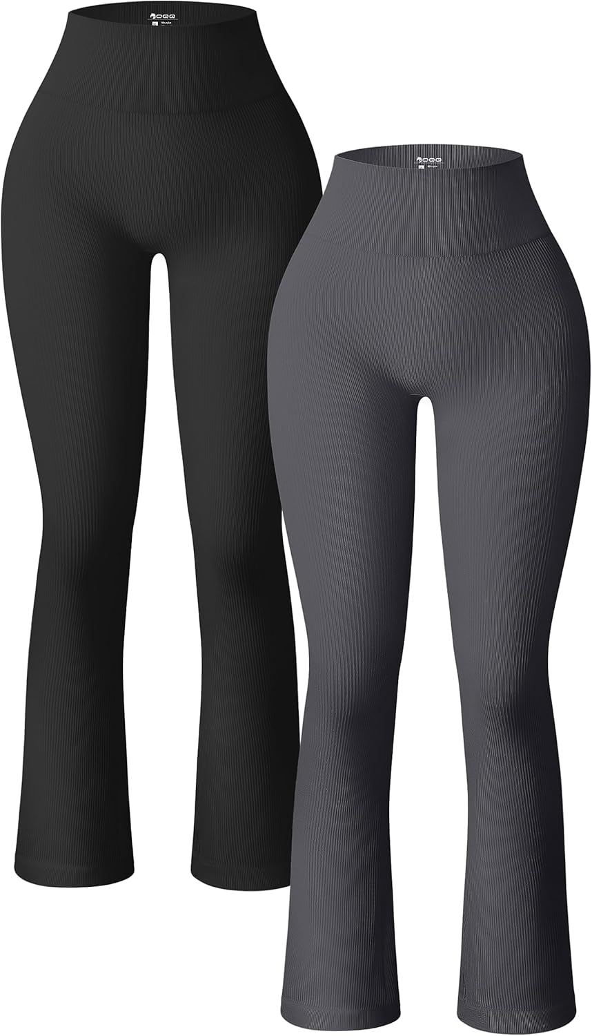 OQQ Women's Yoga Pants, Special 2 Piece Seamless Workout Leggings with High Wais...
