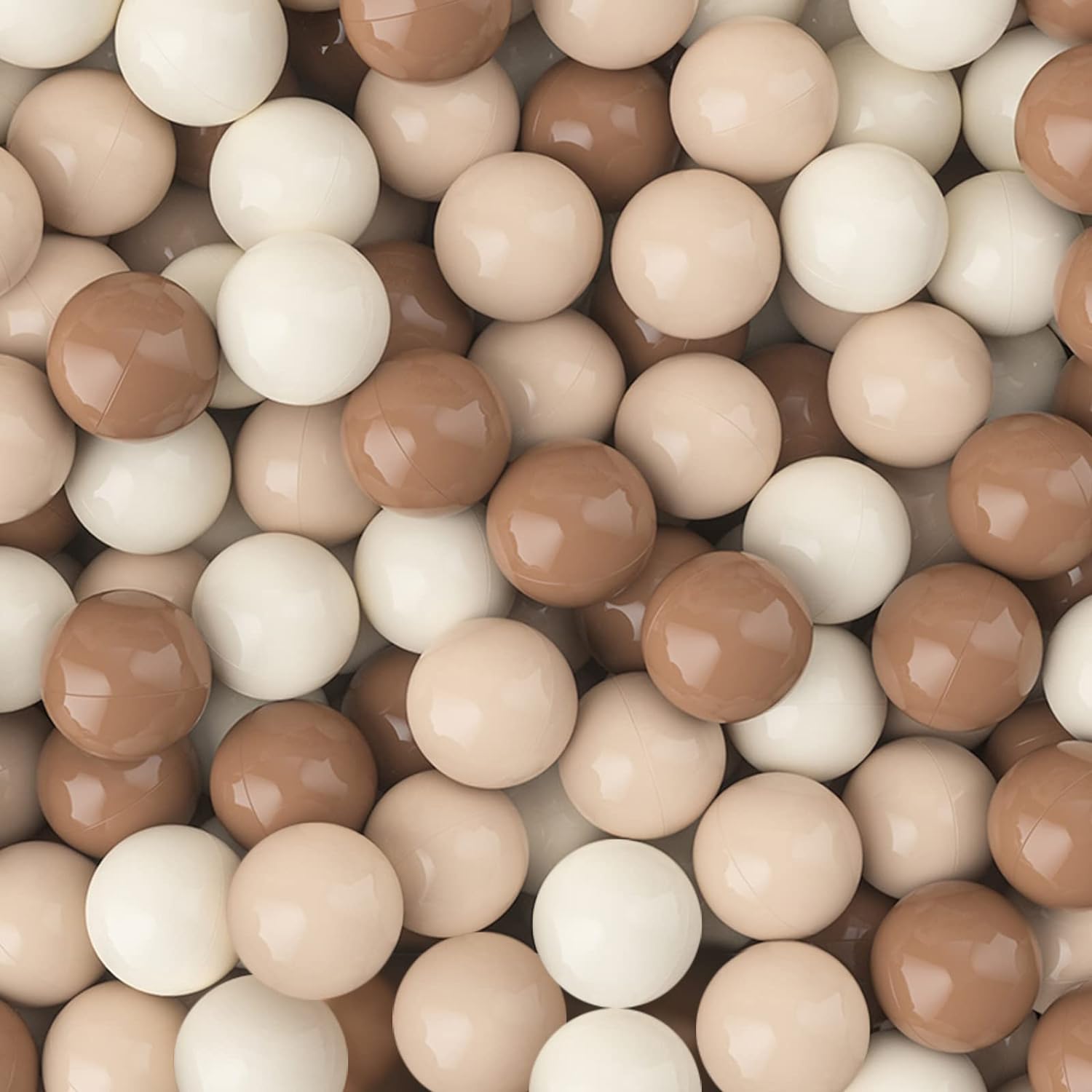 GOGOSO Brown Ball Pit Balls for Toddlers 1-3, Pack of 100pcs Phthalate Free BPA...