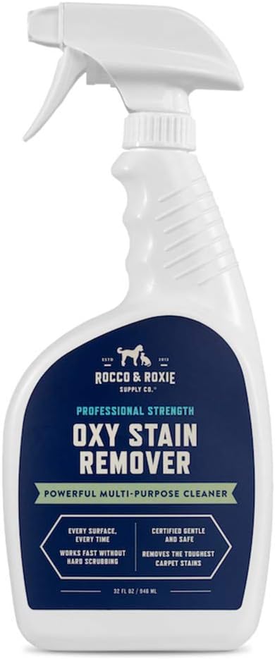 Rocco & Roxie Oxy Stain Remover - Oxygen Powered Carpet Cleaner Spray - Spot Cle...