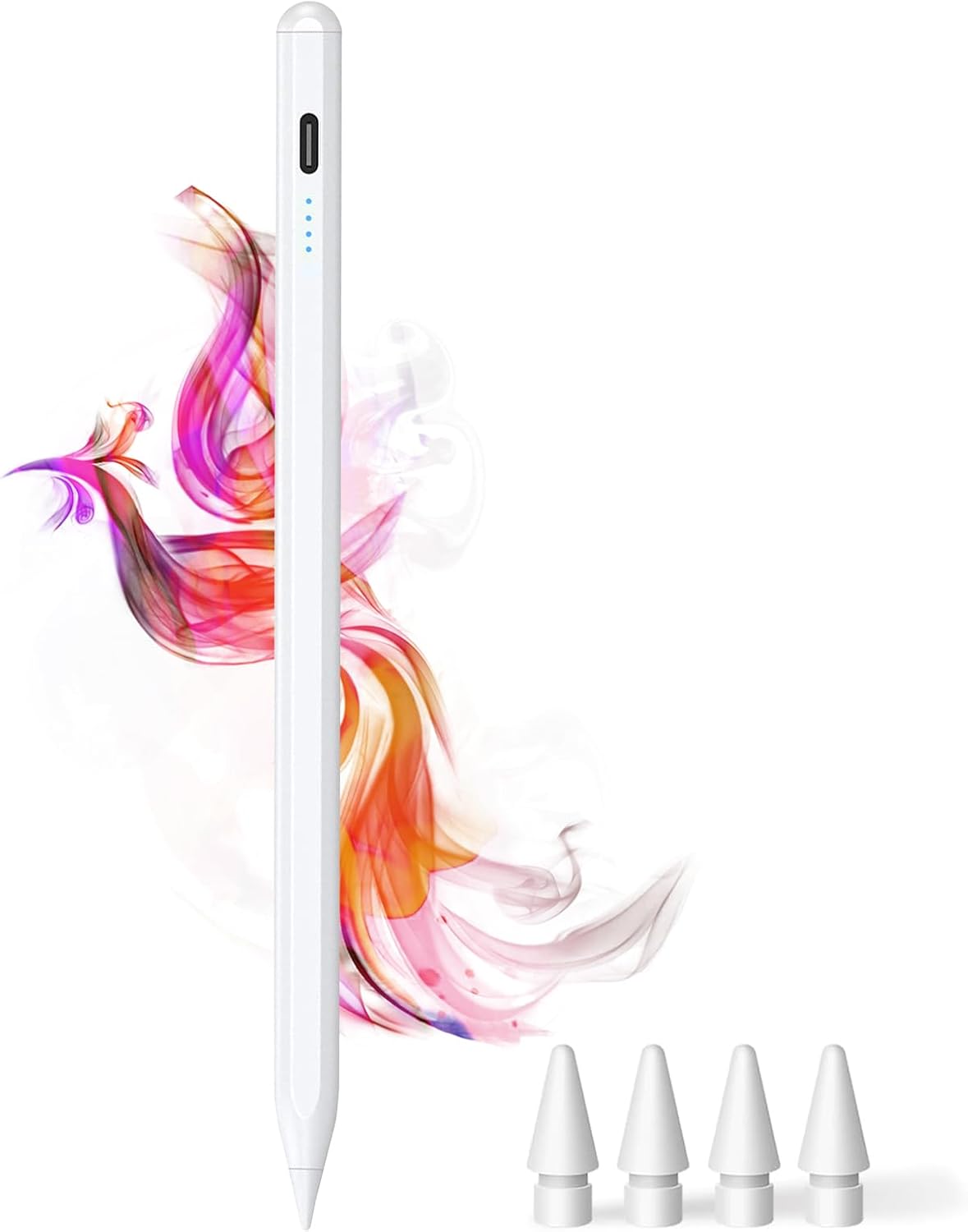 Stylus Pen for iPad 9th&10th - Type-c Charging Magnetic Pencil with Palm Rejecti...