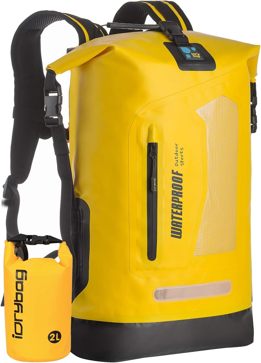 IDRYBAG Waterproof Backpack Dry Bag 20L/30L/40L, Floating Dry Backpack Waterproo...