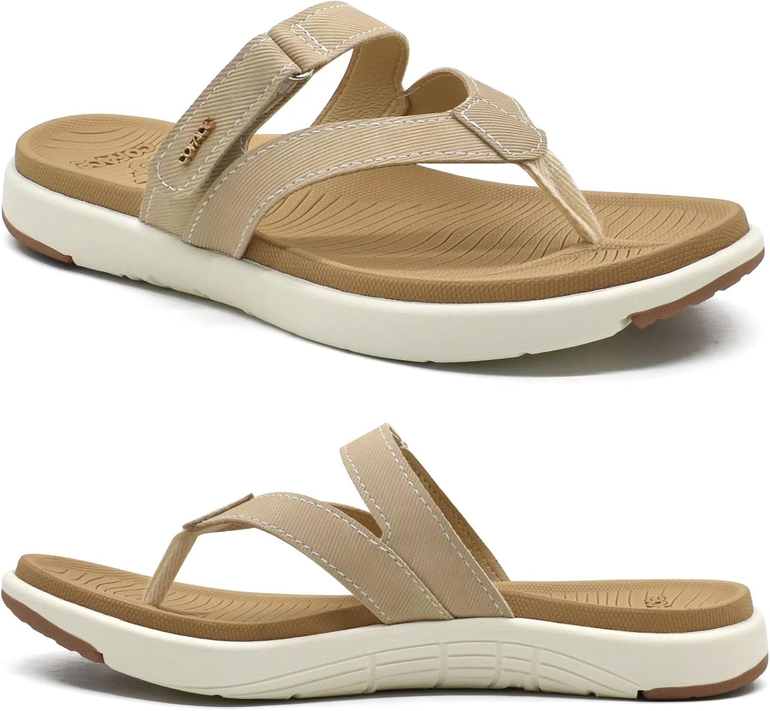 COFACE Womens Sandals, Special Orthotic Flip Flops for Ladies, Unique Lightweigh...