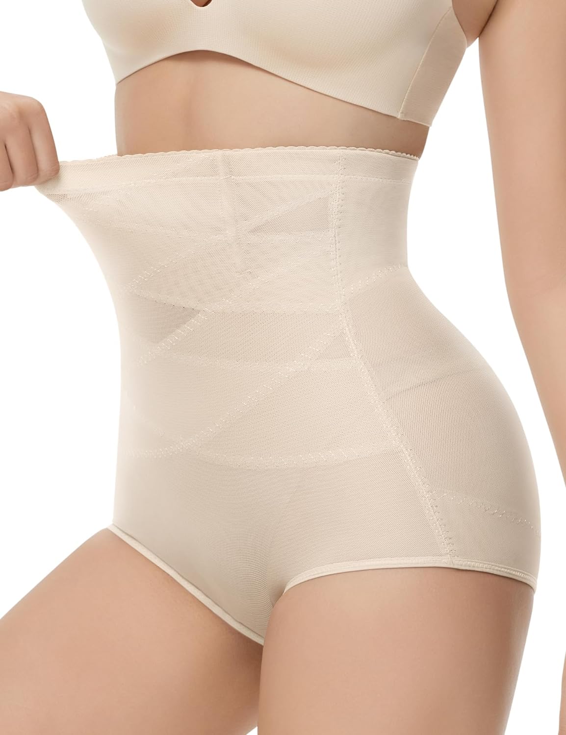 KLVEE Shapewear Tummy Control Underwear High Waisted Girdle Body Shaper Butt Lif...