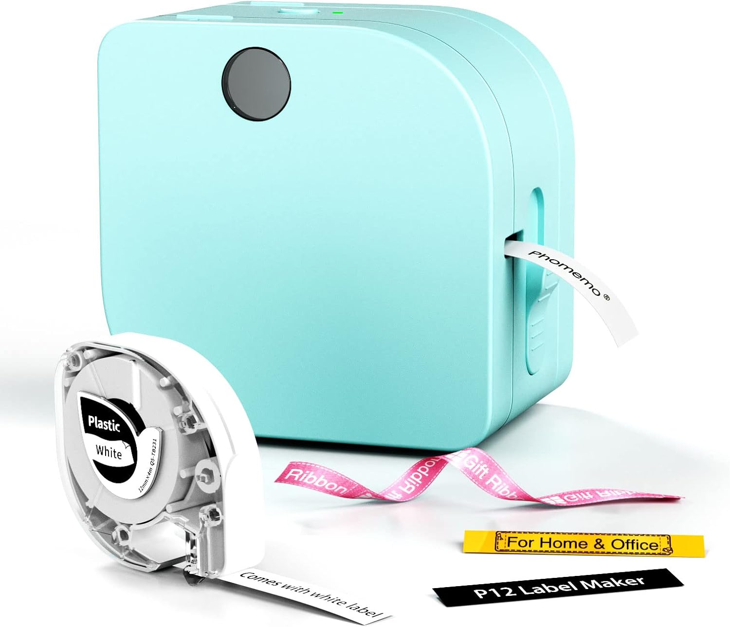 Phomemo Label Makers Machine with Tape, Portable Bluetooth Label Printer, Mini L...