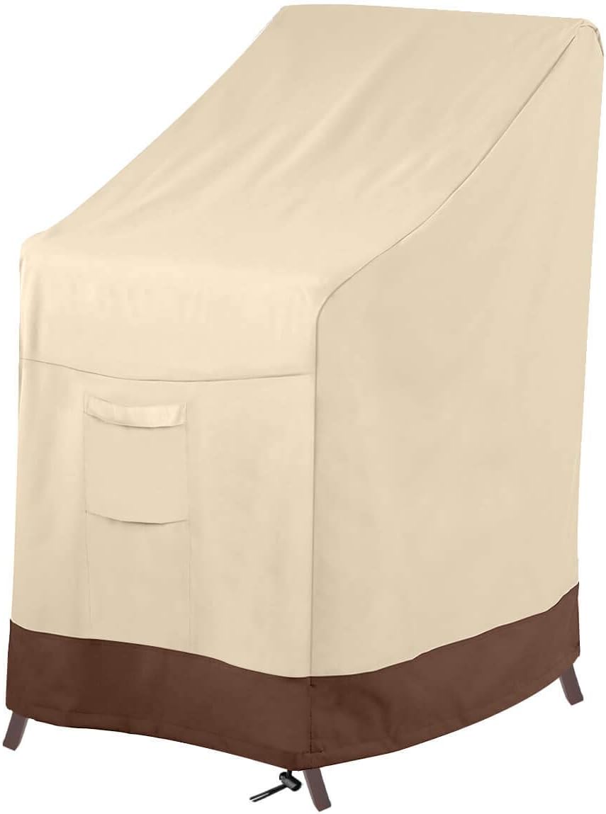 Vailge Stackable Patio Chair Cover,100% Waterproof Outdoor Chair Cover, Heavy Du...