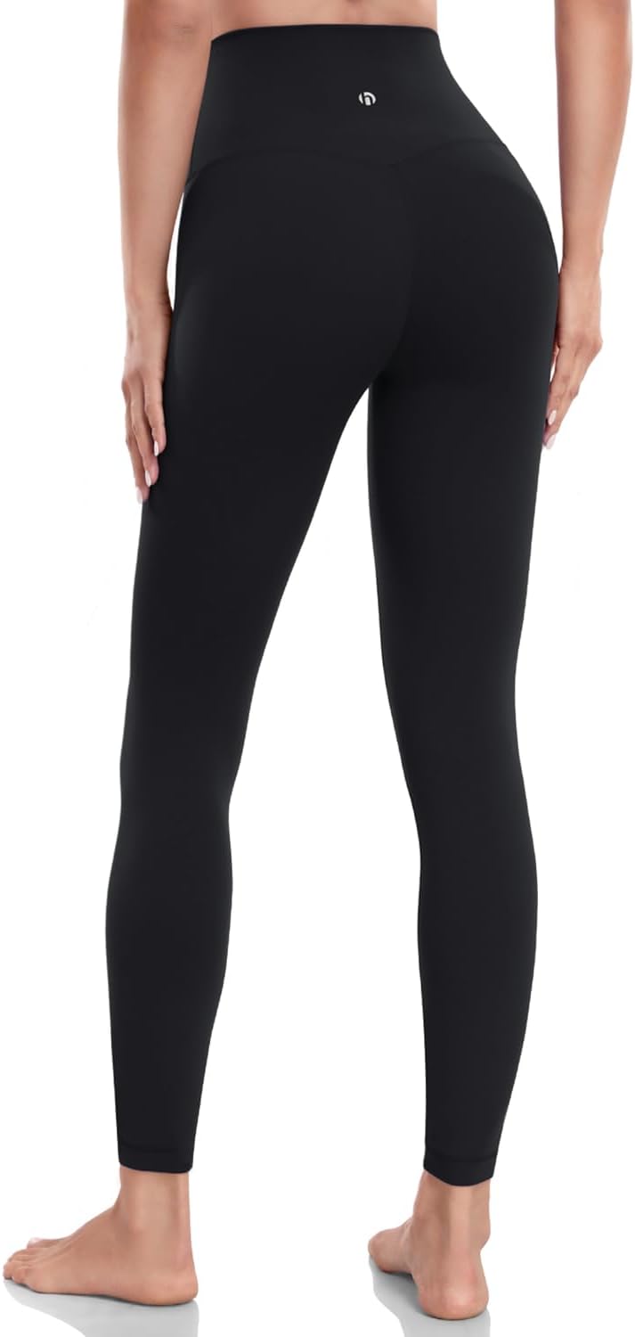 HeyNuts Pure&Plain Workout Pro/Yoga Pro 7/8 Athletic Leggings for Women, High Wa...