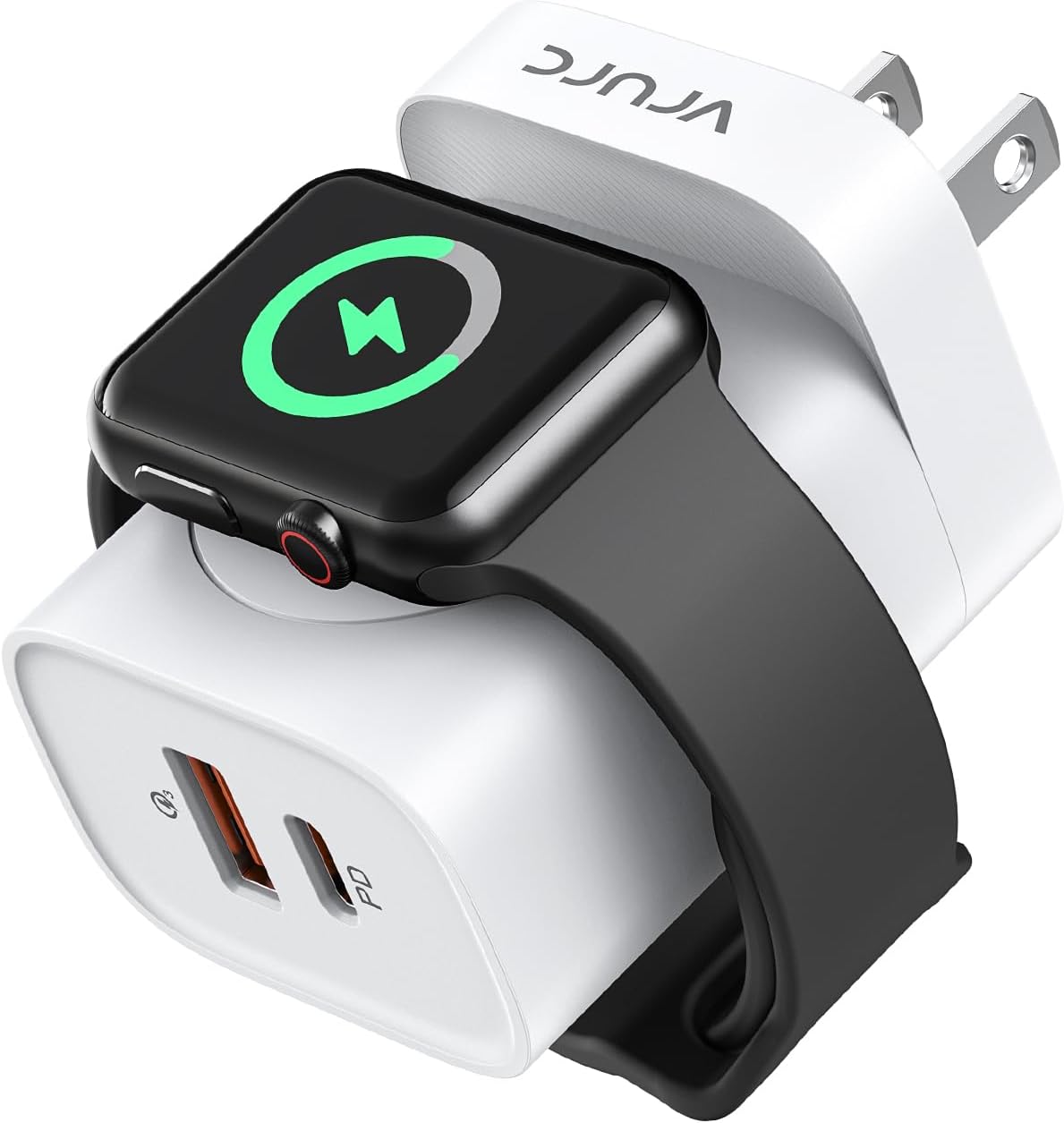 VRURC Charger for Apple Watch, Special PD 20W Fast Charging Block with Foldable...