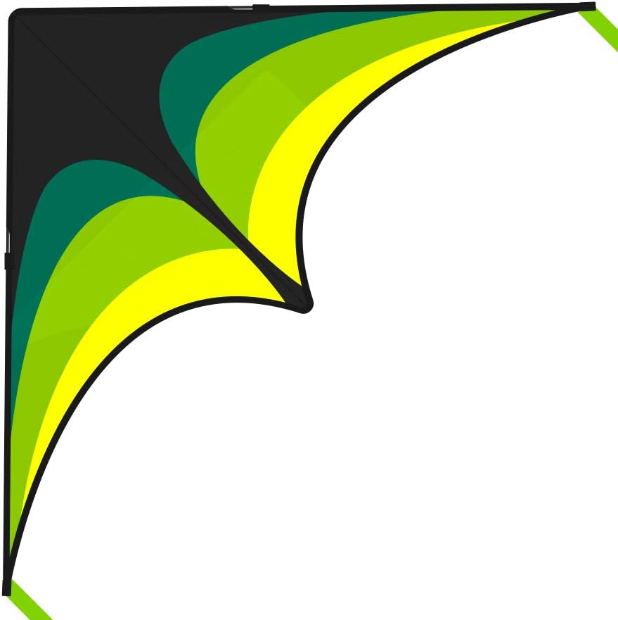 Mint's Colorful Life Delta Kite for Kids & Adults, Extremely Easy to Fly Kite, B...
