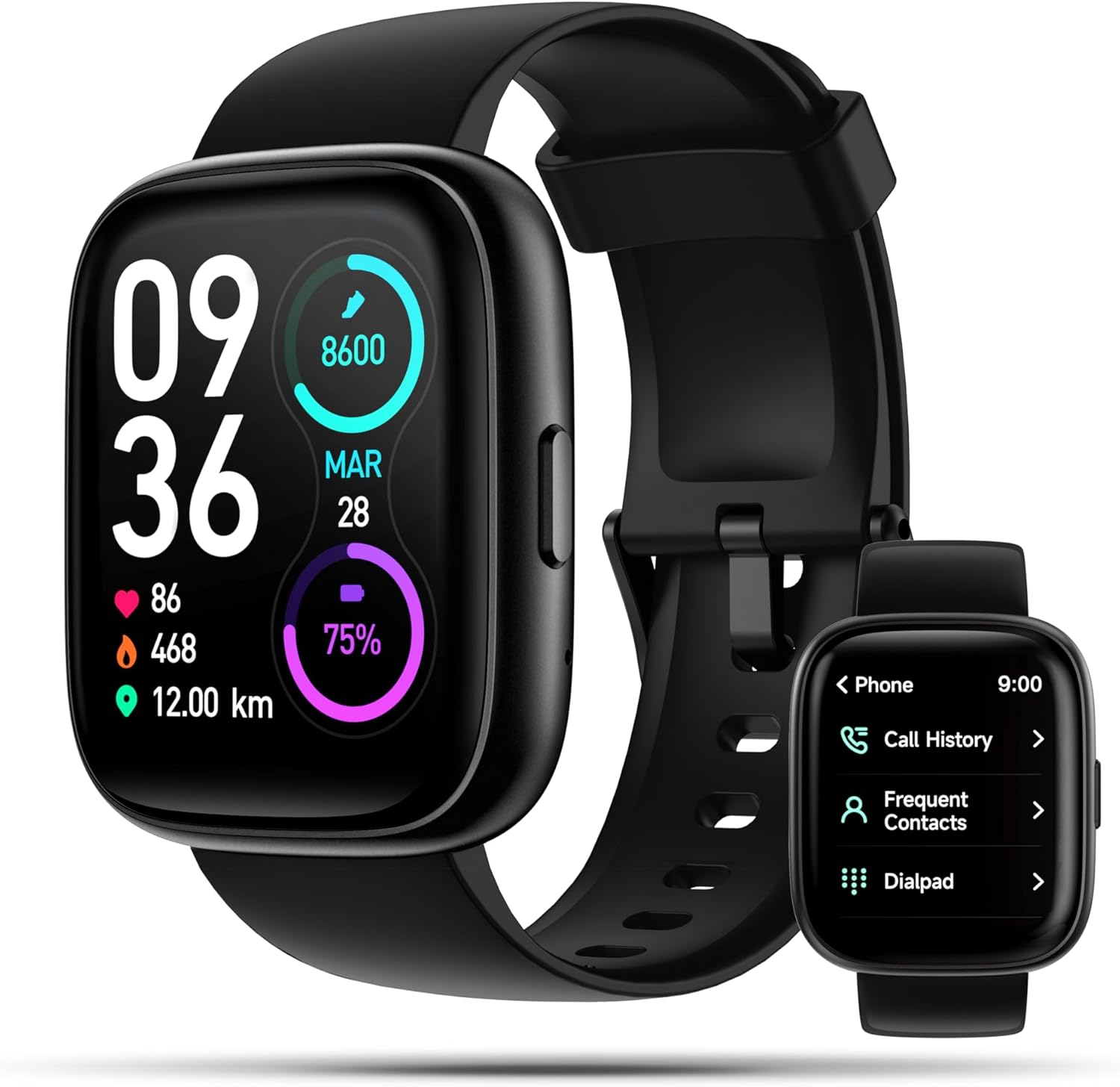 Smart Watch, 1.83" Touch Screen Smartwatch with Alexa Built-in IP68 Waterproof,...