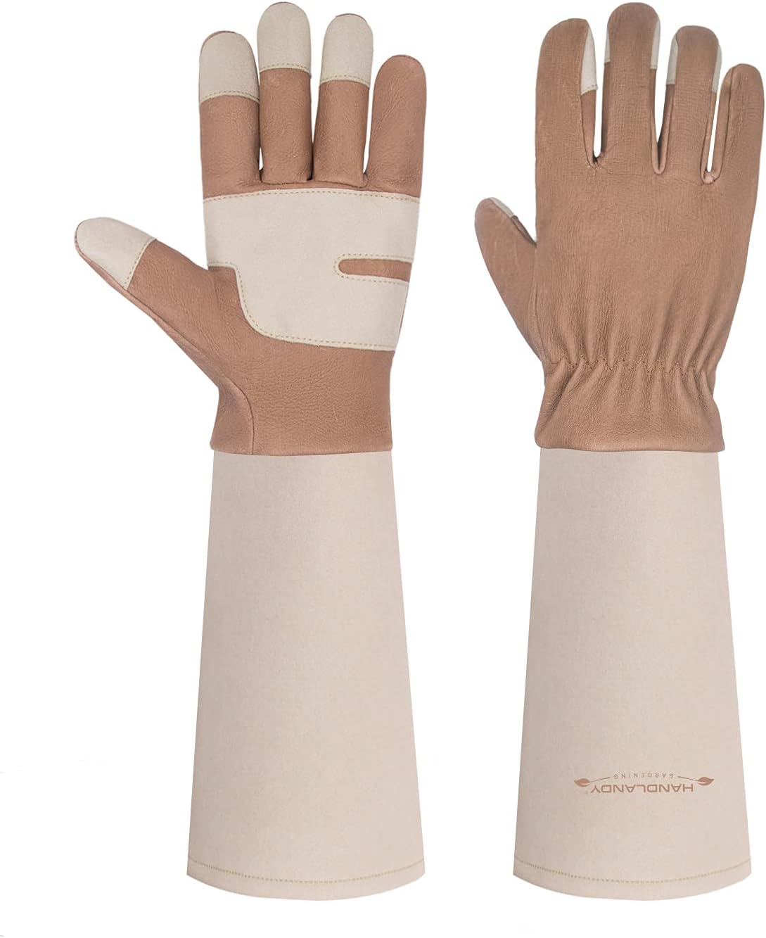 HANDLANDY Long Gardening Gloves for Men & Women, Thorn Proof Rose Pruning Gloves...