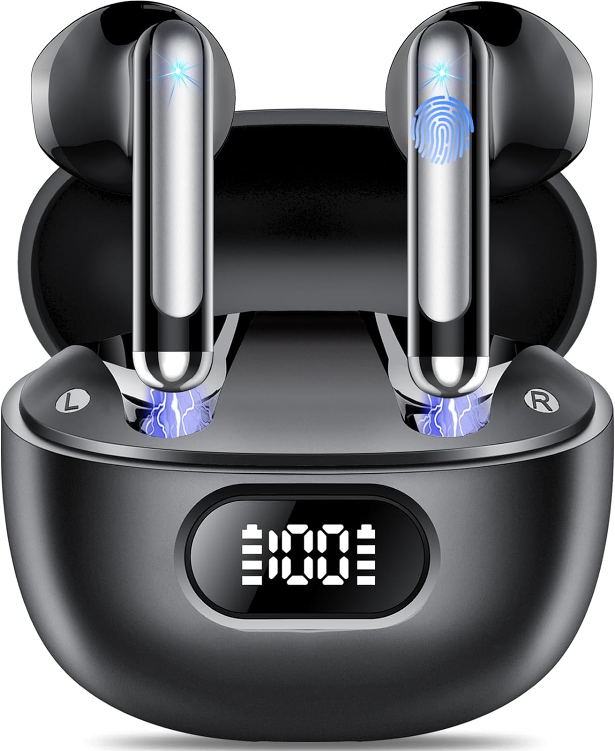 Wireless Earbuds, Bluetooth 5.3 Headphones in Ear with 4 ENC Noise Cancelling Mi...