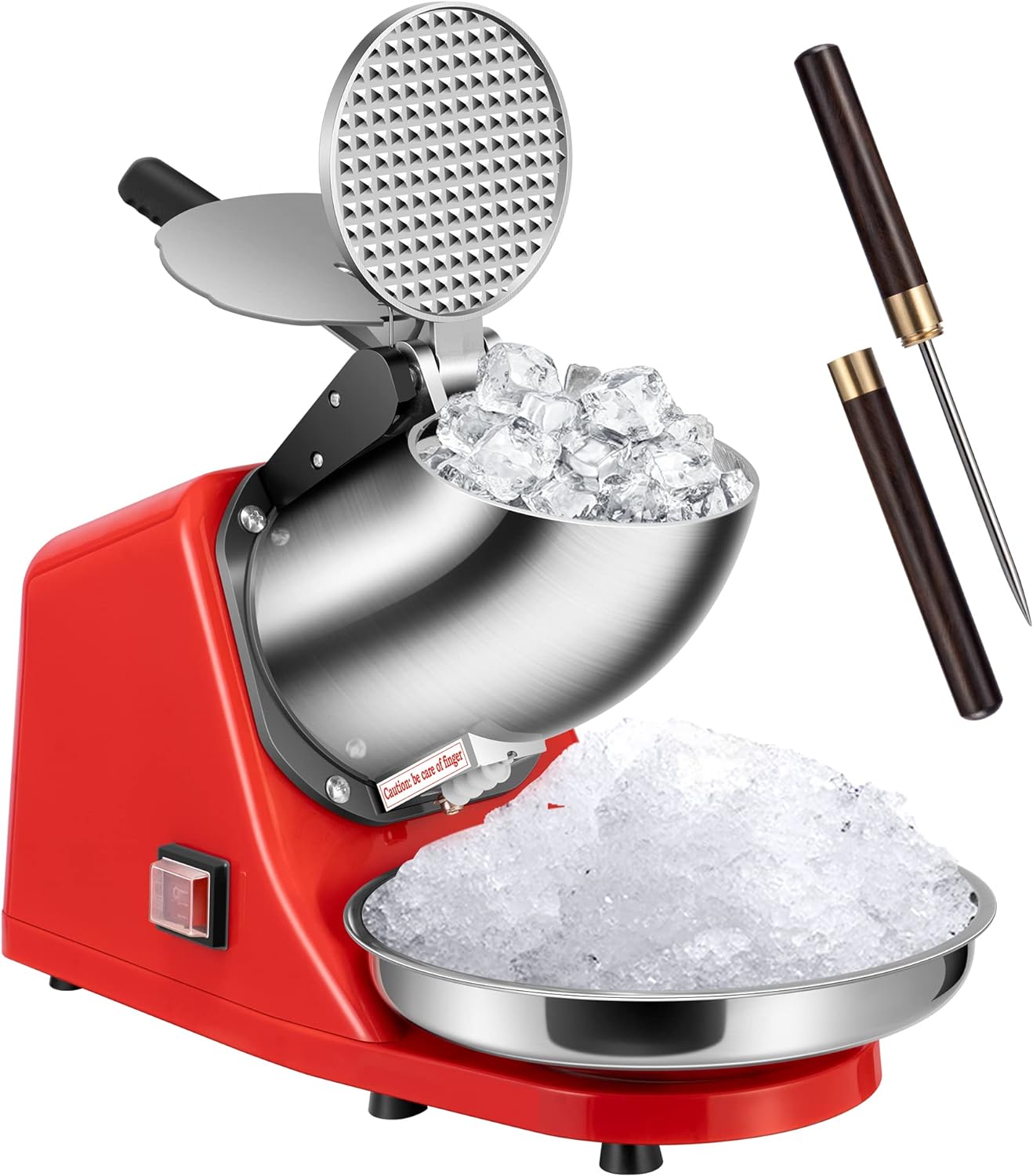 VIVOHOME Electric Ice Crusher, Special Shaver Snow Cone Maker Machine, Innovativ...