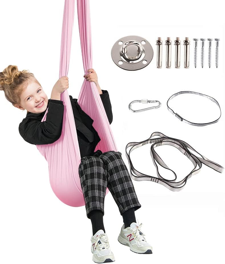 Sensory Swing for Kids with Special Needs (Hardware Included) Therapy Swing Cudd...