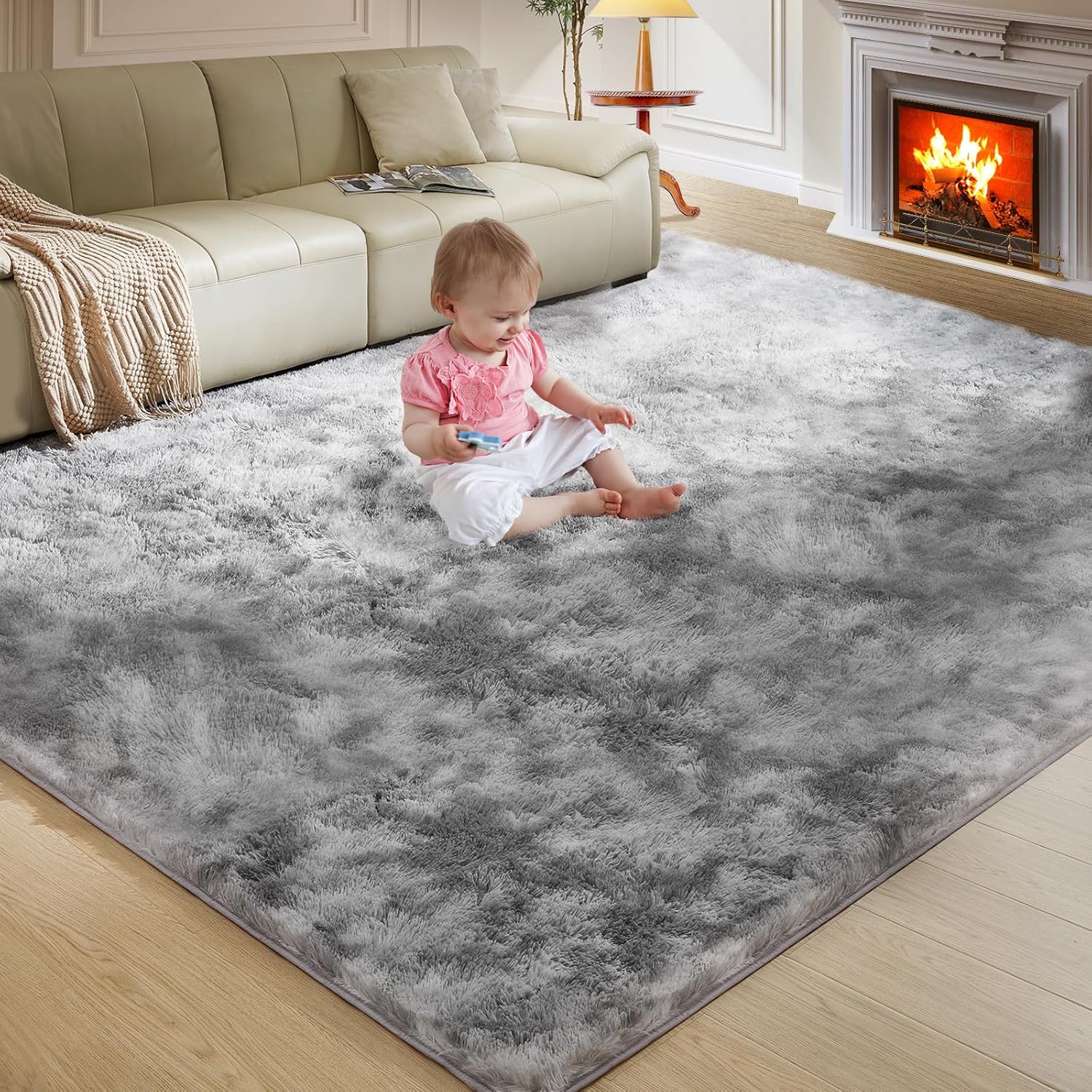 Fairblink 8X10 Extra Large Rugs for Living Room, Luxury Area Rugs for Bedroom, U...