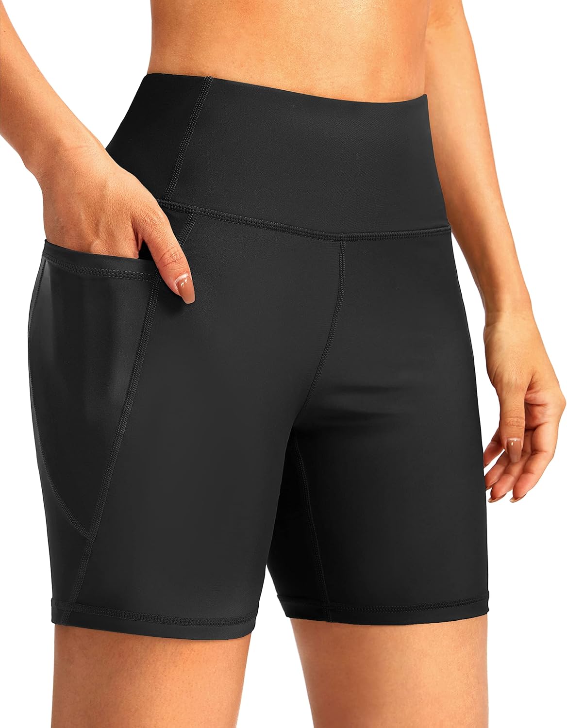 G Gradual Women's Swim Board Shorts, Special High Waisted Swimwear with Tummy Co...