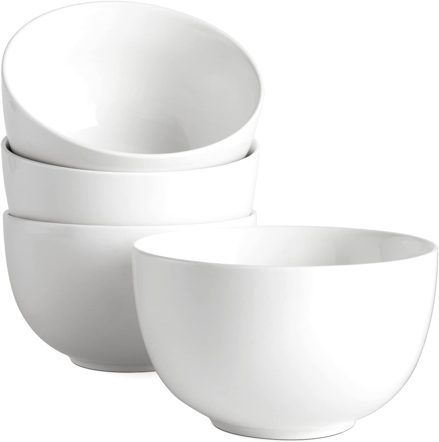 DOWAN 5.8" Deep Soup Bowls & Cereal Bowls - 30 Ounces Large Bowls Set of 4 for K...