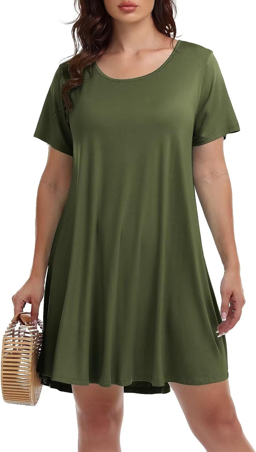 BELAROI Womens T Shirt Dresses, Special Casual Summer Fashion, Innovative Short...