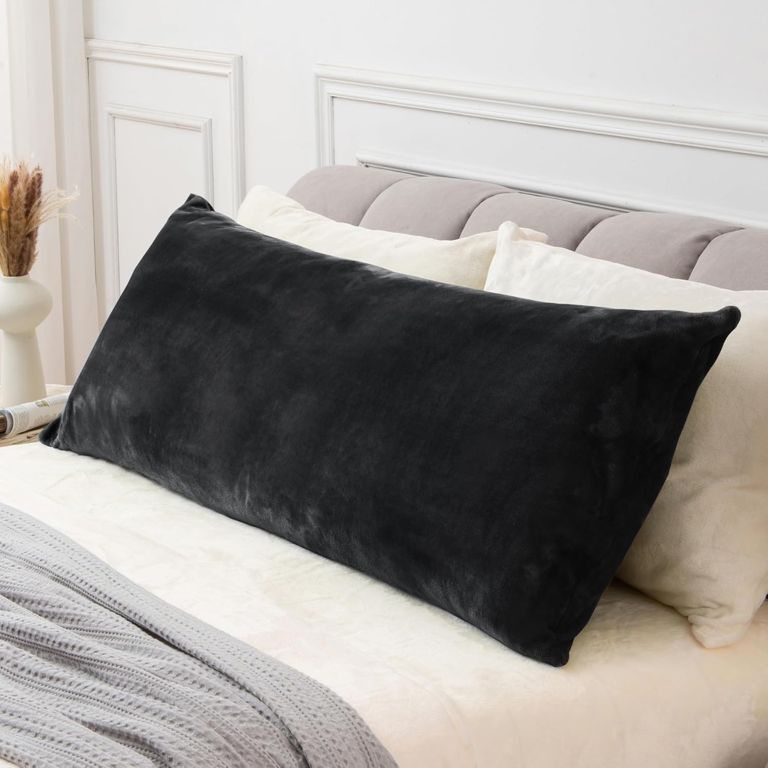 BEDELITE Body Pillow Cover, Special Pillow Cover With Zipper Closure, Super Soft...